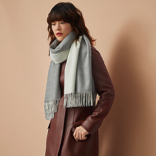 小物 evameva cashmere diagonal stole evam eva / linen cashmere diagonal stole, - c a b i n e t